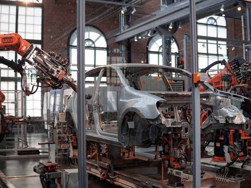 Automated industrial production line
